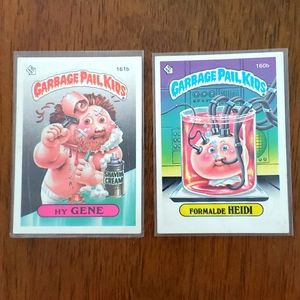 3LOT GARBAGE PAIL KIDS CARDS 1986